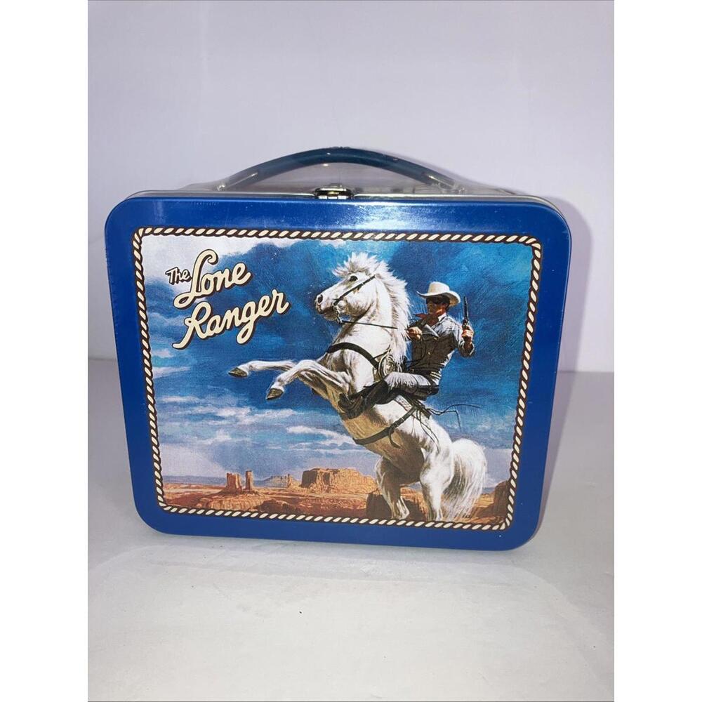 VTG 98’ Hallmark School Days, The Lone Ranger"nMetal Lunch Box  NEW W/TAG Sealed